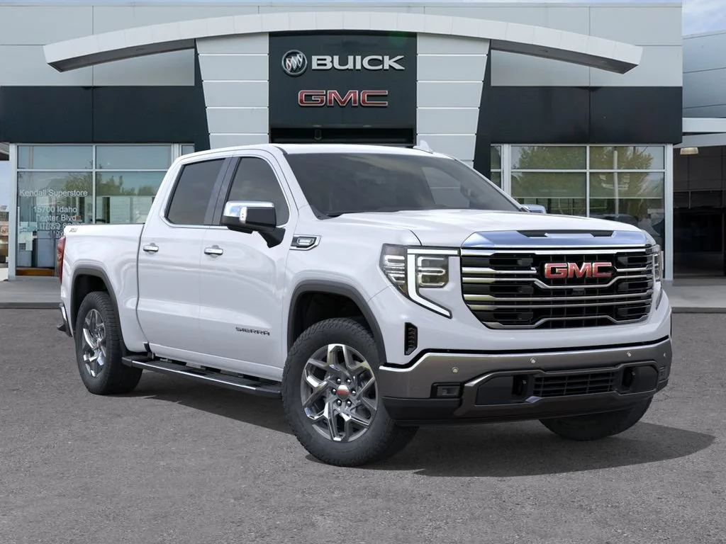 New 2026 Glacier White Tricoat GMC SLT image 7