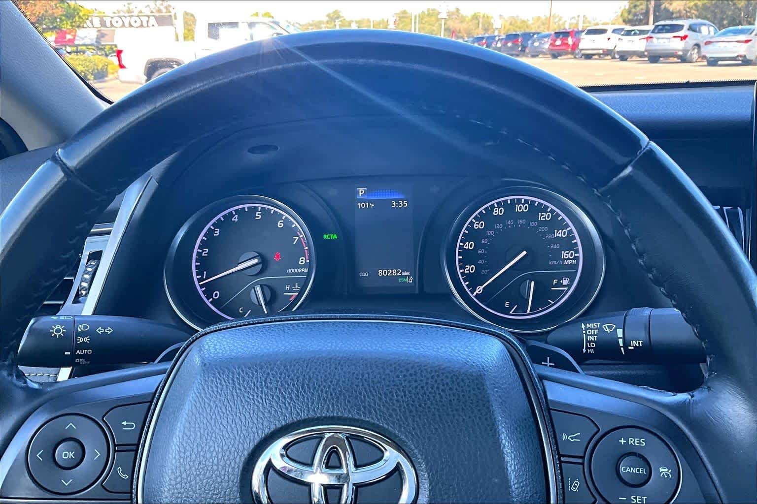 Used 2021 Supersonic Red Toyota SE image 25