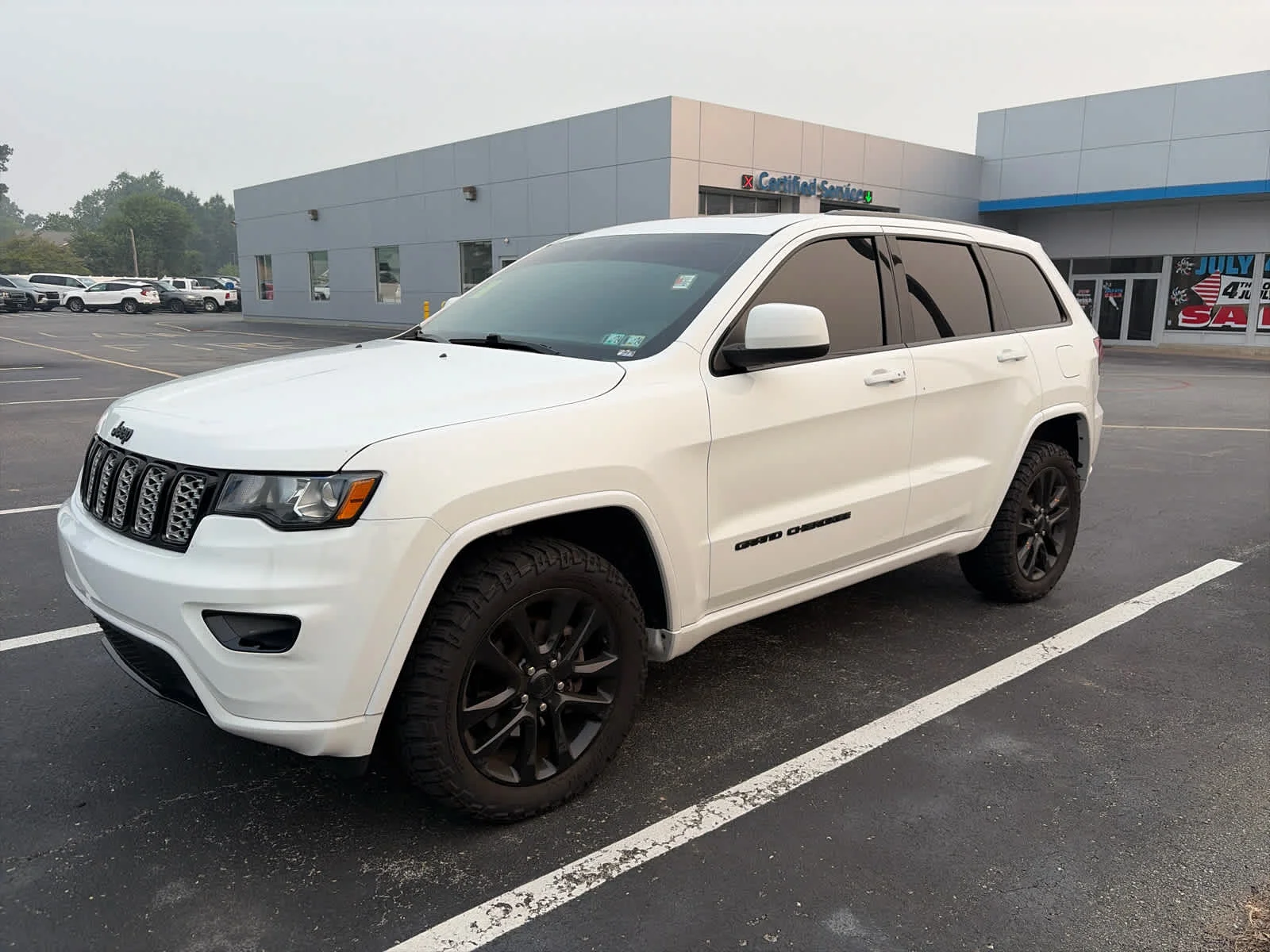 Used 2020 Bright White Clearcoat Jeep Altitude image 1