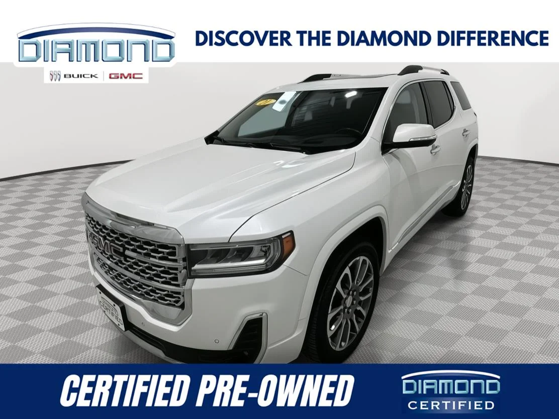 Used 2021 WHITE FROST TRICOAT GMC Denali image 1