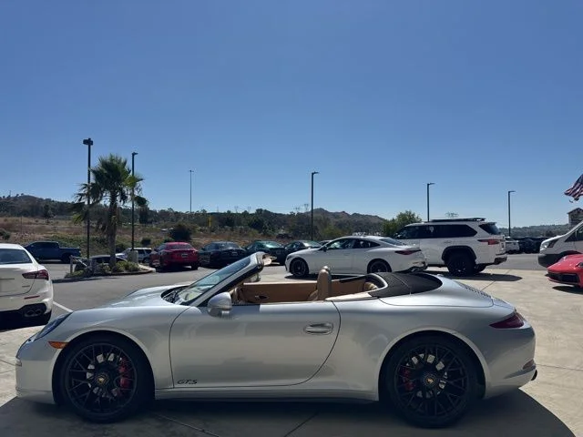 Used 2016 Rhodium Silver Metallic Porsche Carrera GTS Cabriolet image 8
