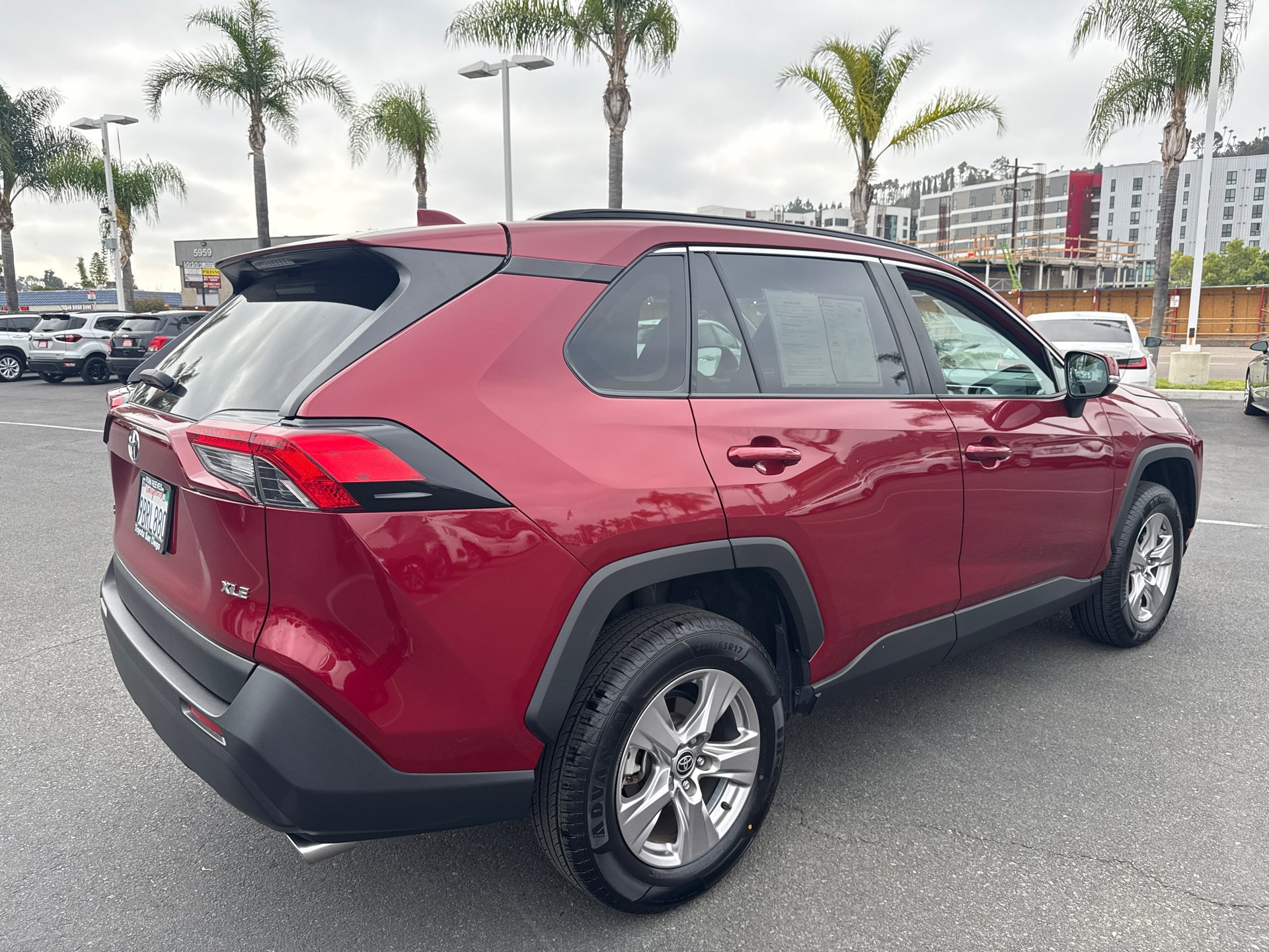 Certified Used 2022 Ruby Flare Pearl Toyota XLE image 11