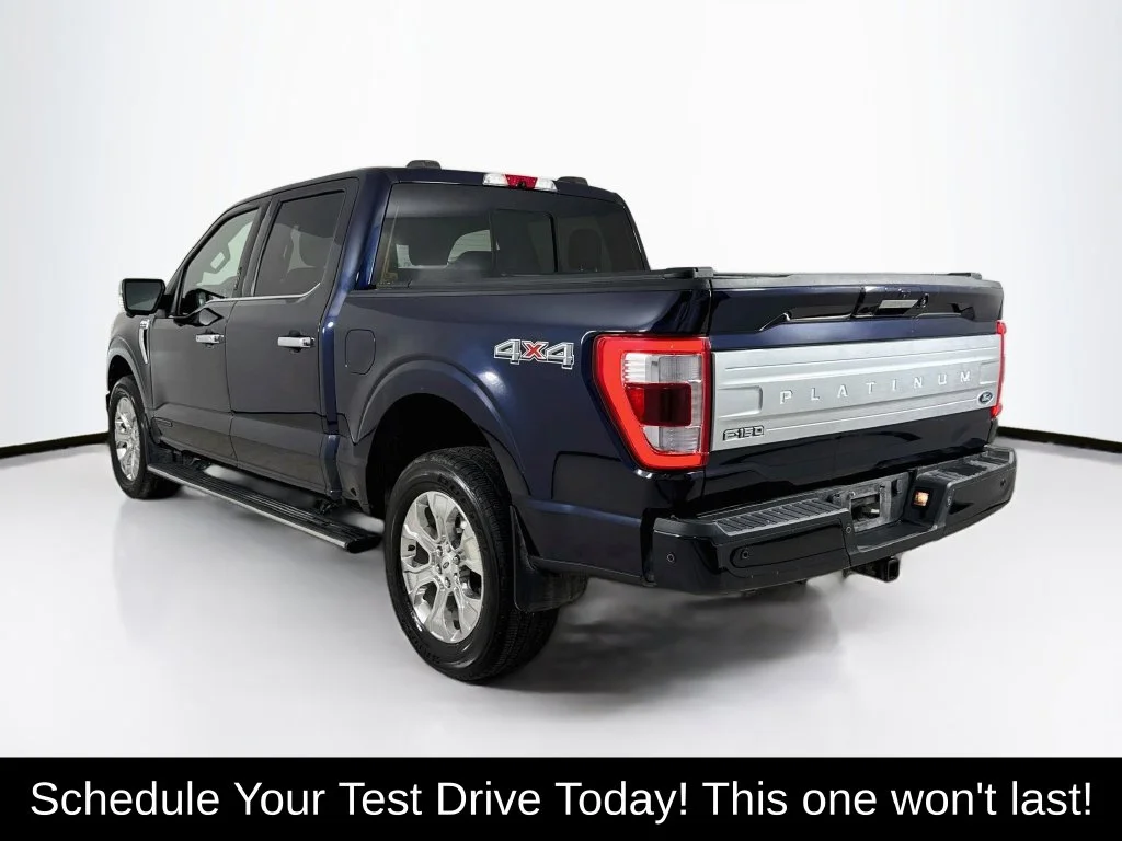 Used 2022 Blue Metallic Ford Platinum image 6