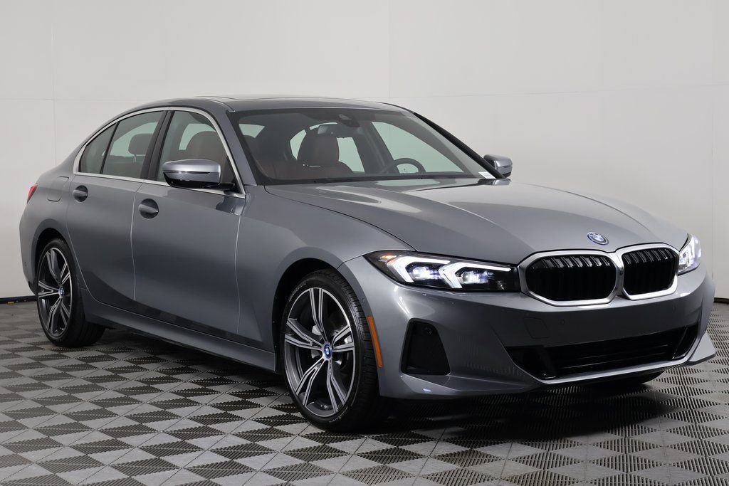 Certified Used 2024 Skyscraper Grey Metallic BMW 330e iPerformance image 3