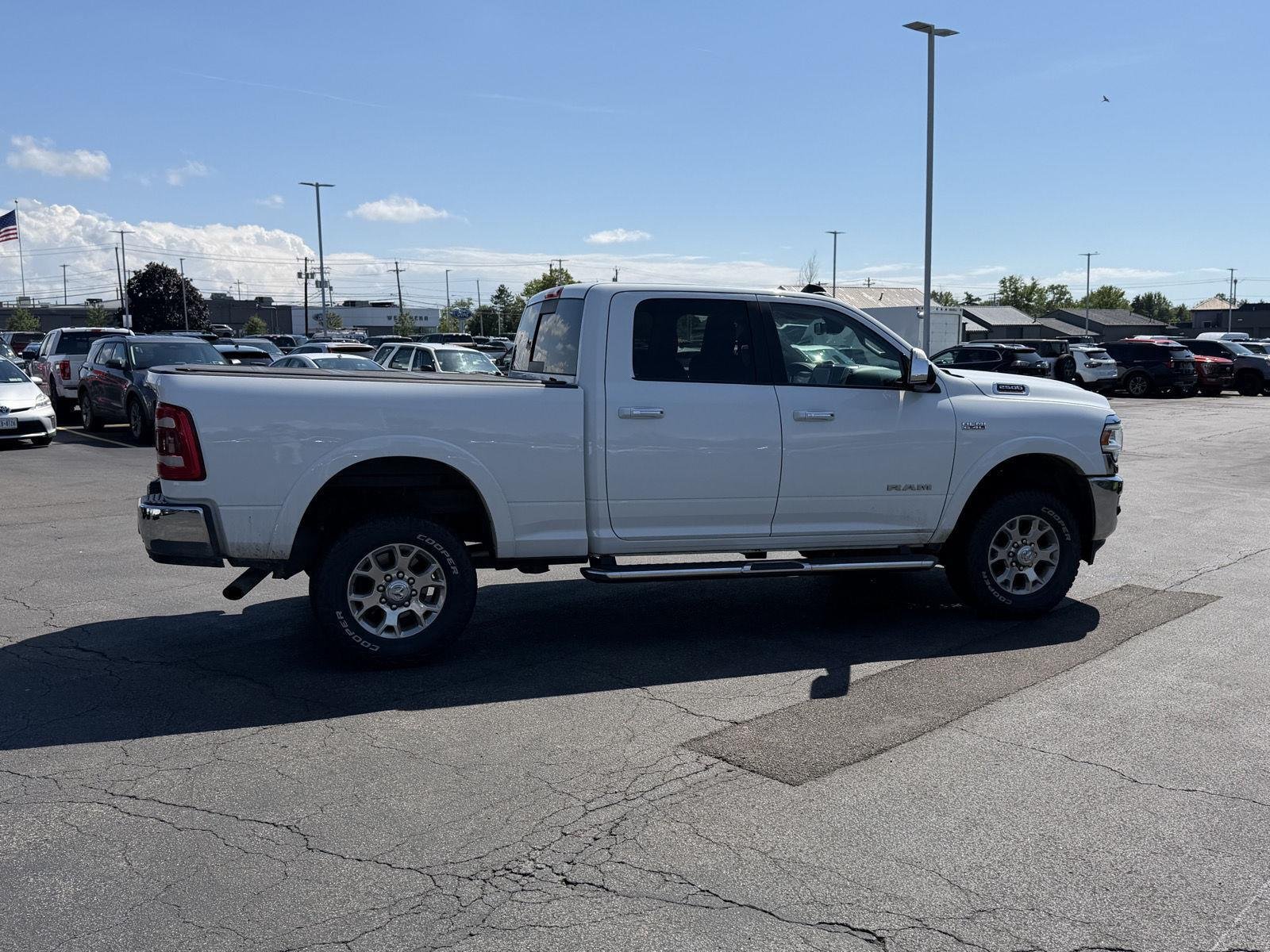 Used 2022 Bright White Clearcoat Ram Laramie image 4