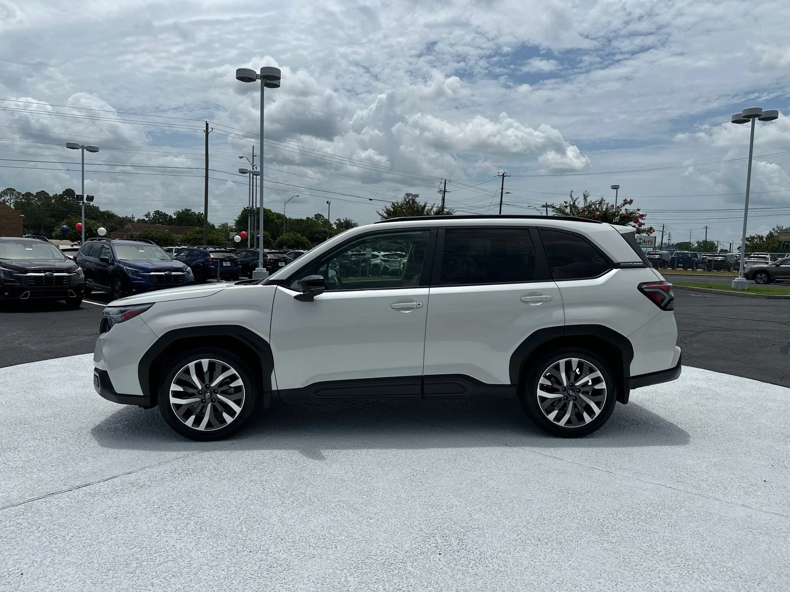 Certified Used 2025 Crystal White Pearl Subaru Touring AWD image 4