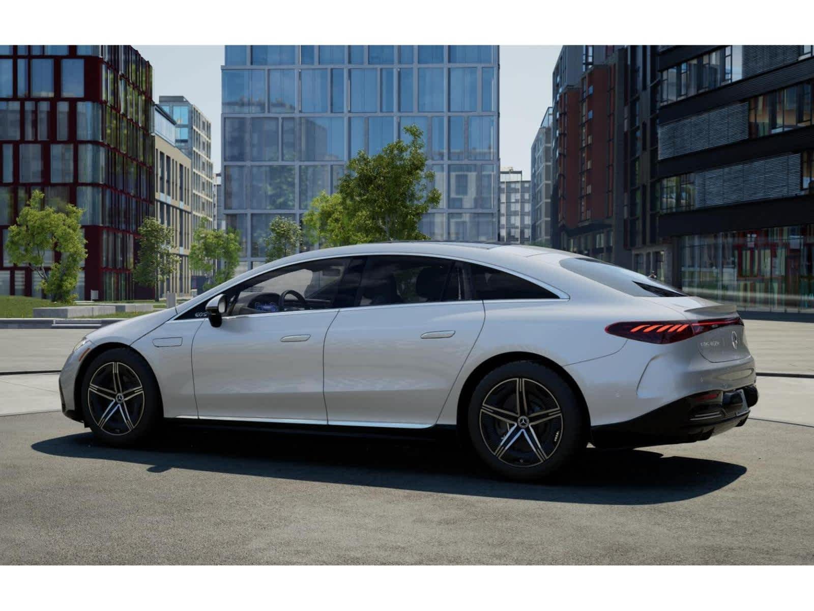 New 2026 MANUFAKTUR Moonlight White Metallic Mercedes-Benz EQS 450+ image 29