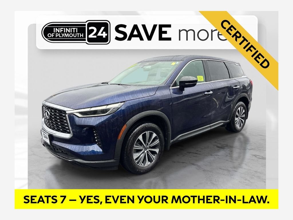 Certified Used 2024 Blue INFINITI PURE image 1
