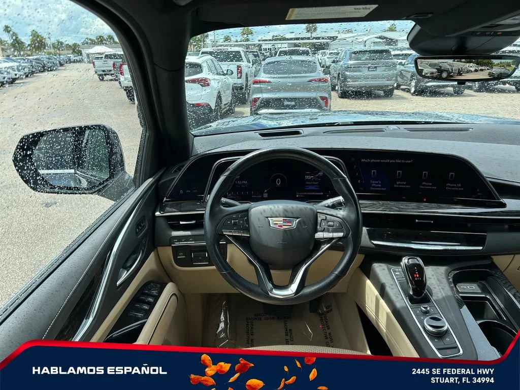 Used 2021 DARK MOON BLUE METALLIC Cadillac Premium Luxury image 14