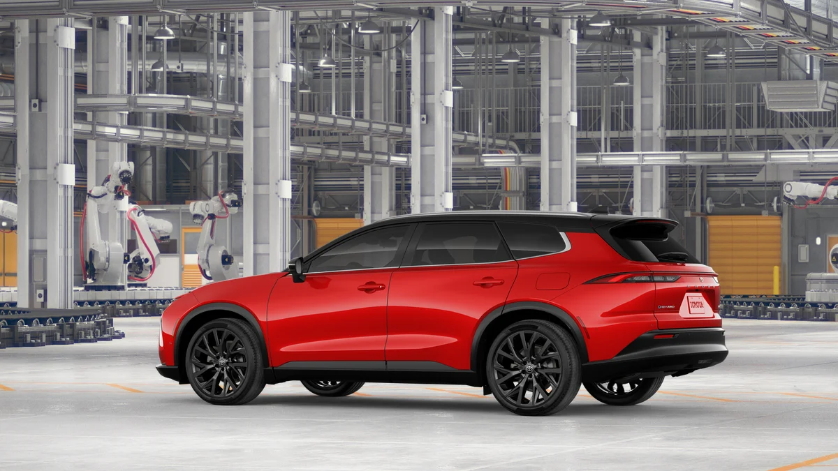 New 2026 Finish Line Red with Black roof Toyota Limited image 5