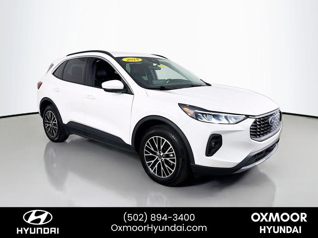 Used 2024 Star White Metallic Tri-Coat Ford PHEV image 1