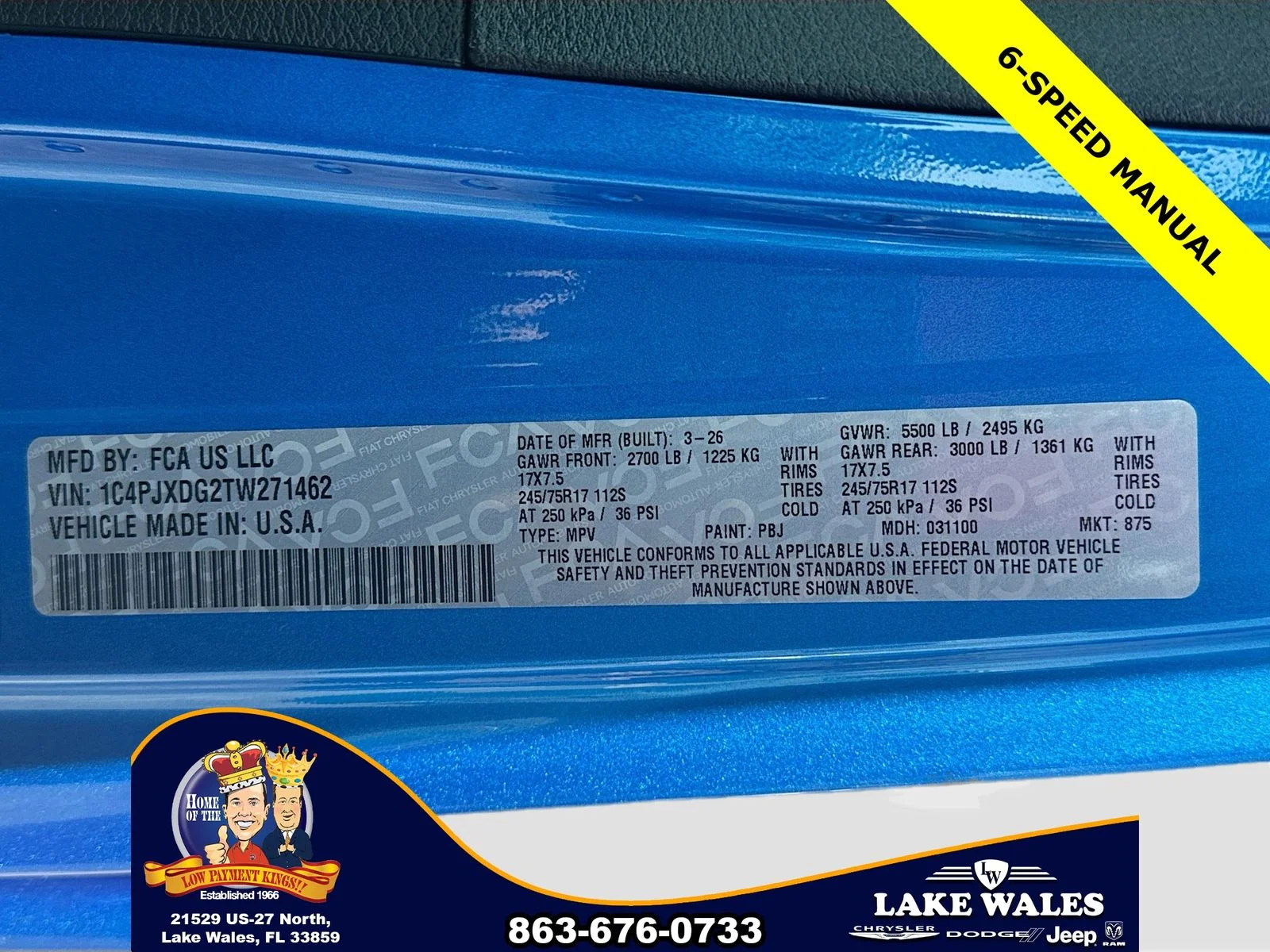New 2026 Hydro Blue Pearl-Coat Exterior Paint Jeep Sport image 28