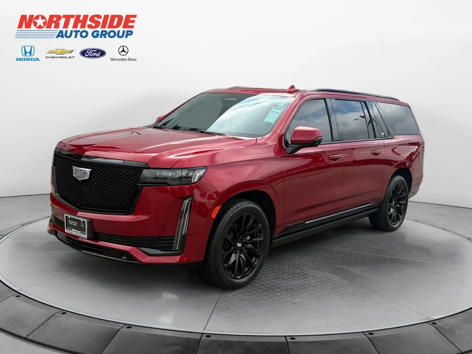 Used 2023 Radiant Red Tintcoat Cadillac 4WD Sport image 3