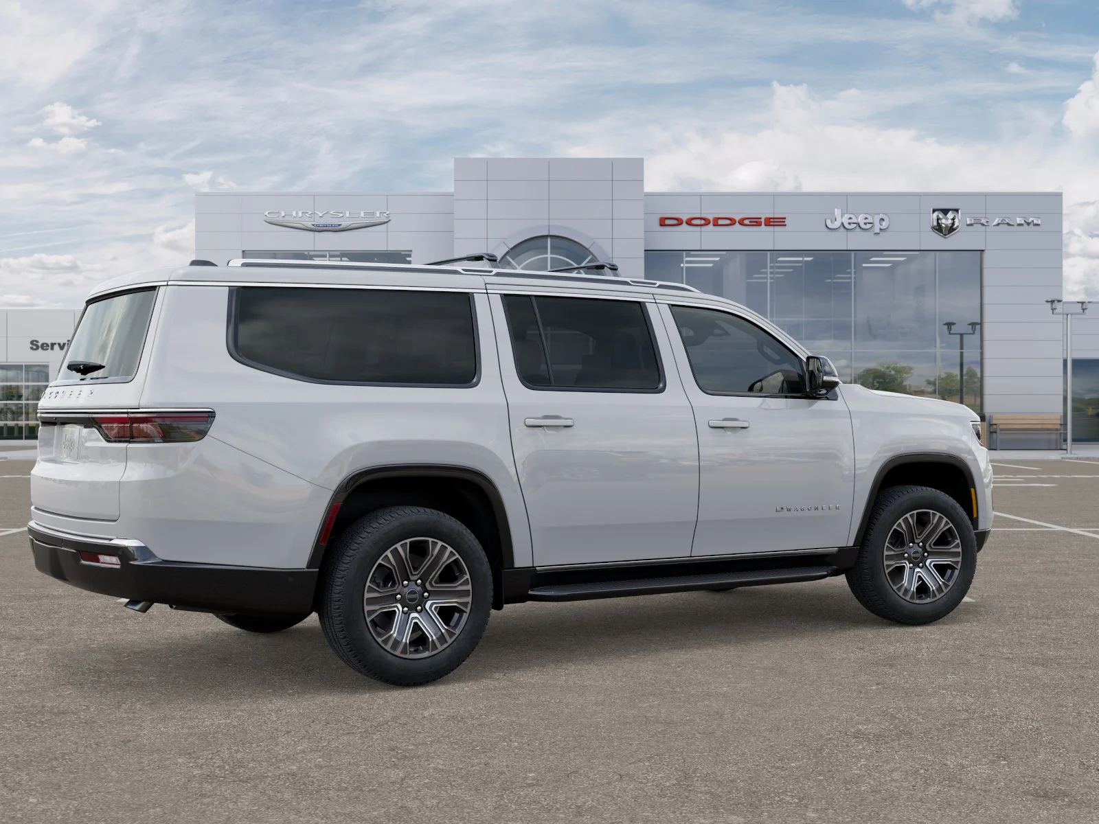 New 2025 Bright White Clear-Coat Exterior Paint Jeep Base image 13