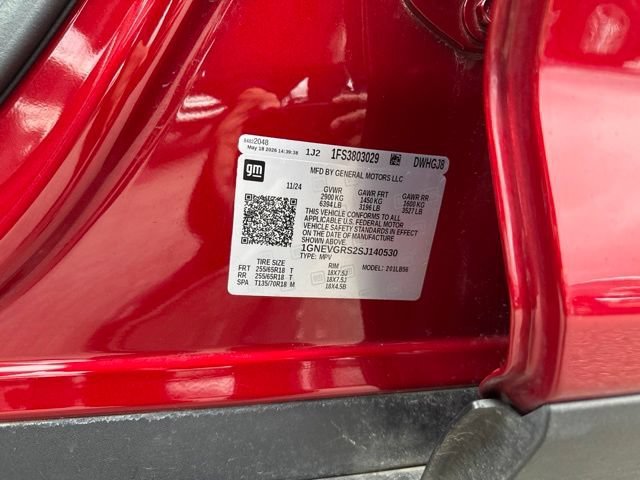 Used 2025 Radiant Red Tintcoat Chevrolet AWD LT image 24