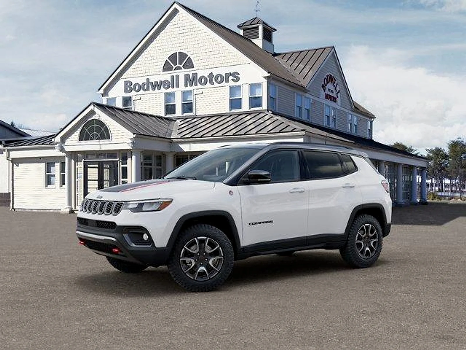 New 2026 Bright White Clear-Coat Exterior Paint Jeep Trailhawk 4x4 image 2