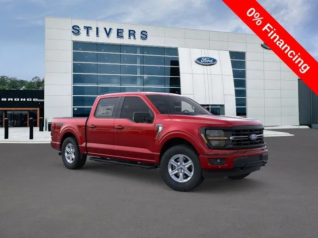 New 2026 Ruby Red Metallic Tinted Clearcoat Ford XLT image 1