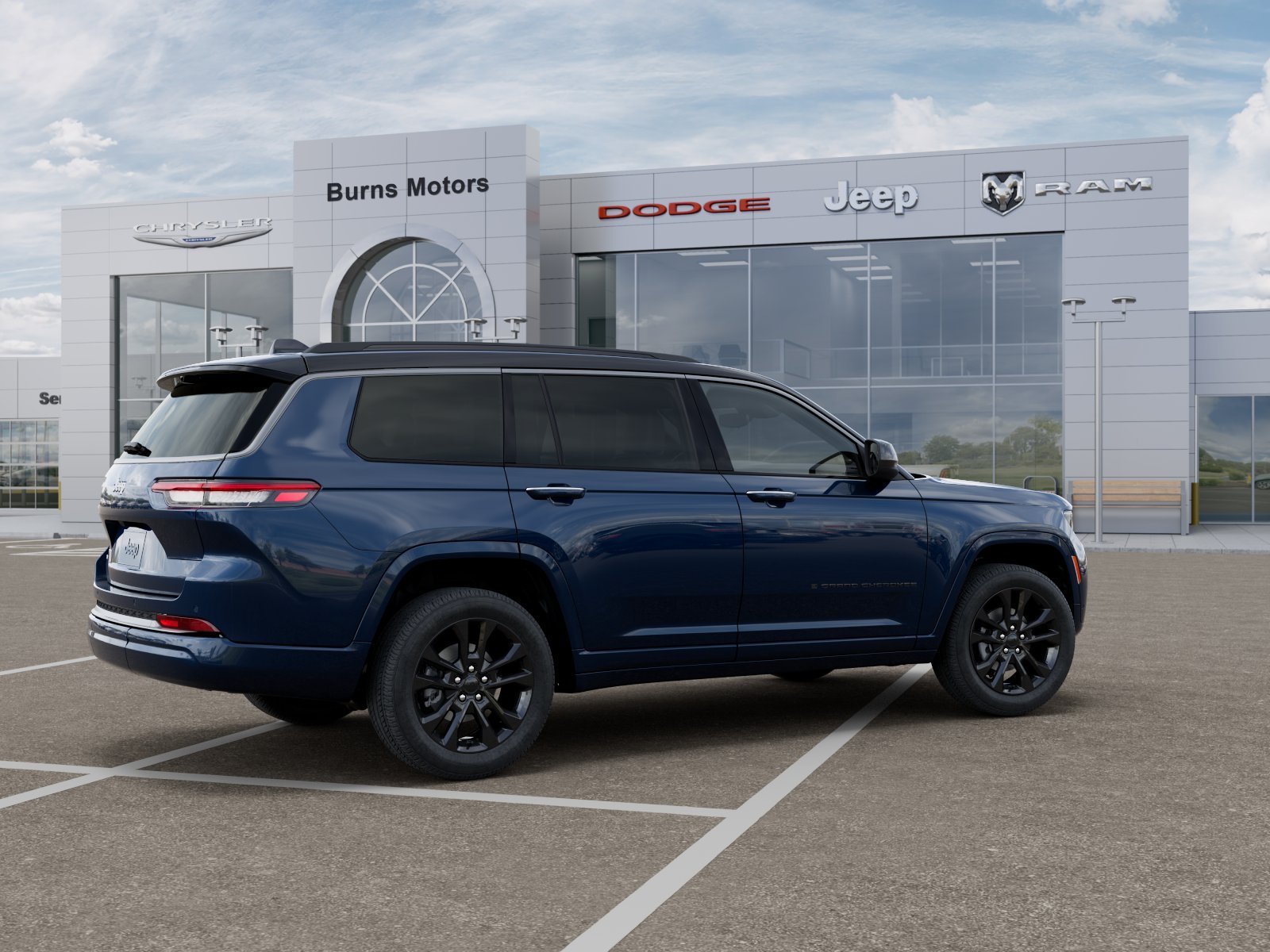 New 2026 Fathom Blue Pearl-Coat Exterior Paint Jeep Limited Reserve BLACKOUT image 30