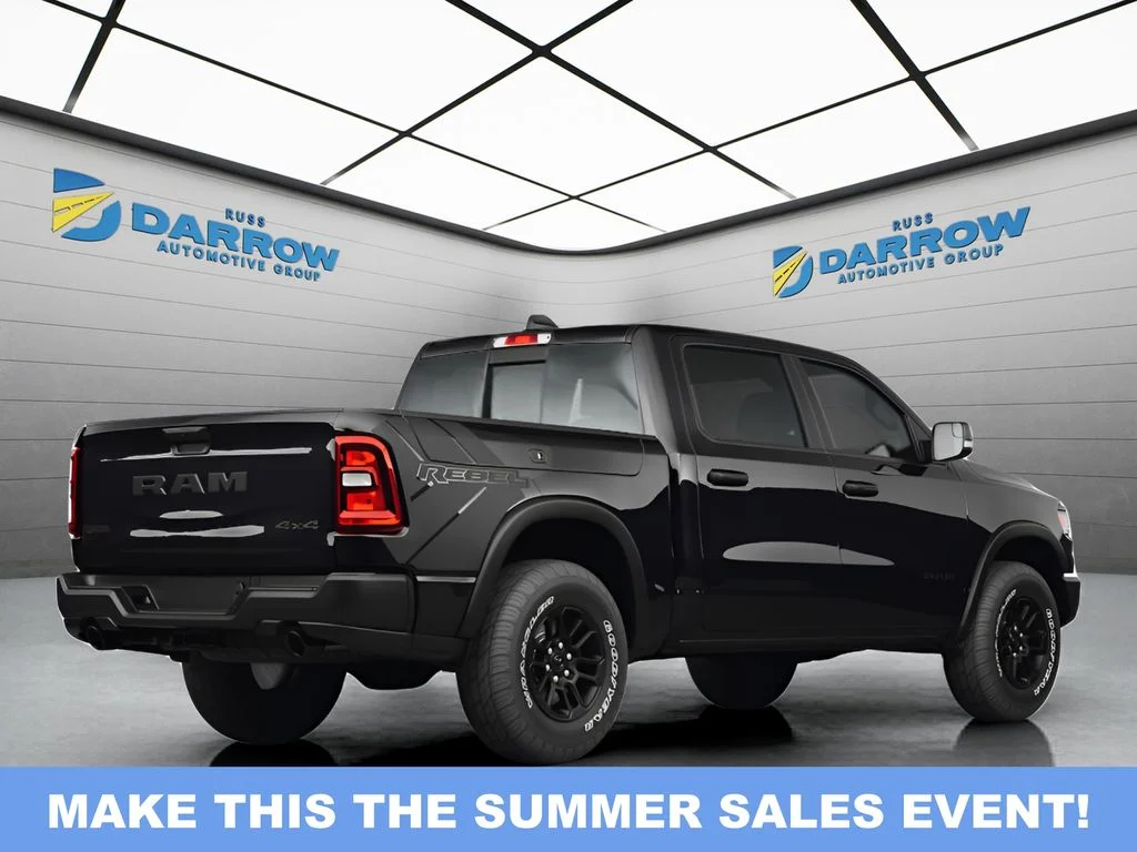 New 2026 Diamond Black Crystal Pearl-Coat Exterior Paint RAM RHO image 3
