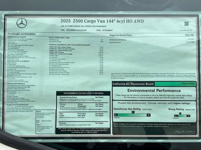 2025 Mercedes-Benz Sprinter Cargo Van Base - Photo 21