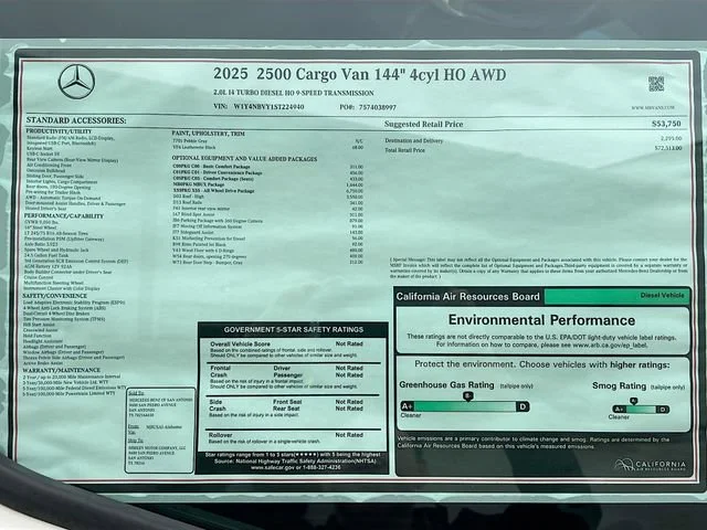 2025 Mercedes-Benz Sprinter Cargo Van Base - Photo 21