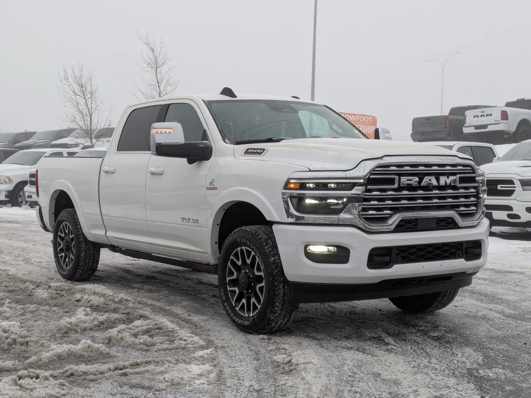 New 2026 White RAM Limited Longhorn - - Bison Brown Premium Leather - Longhorn Level 1 Equip - 5th W & Gn Prep & More! image 2
