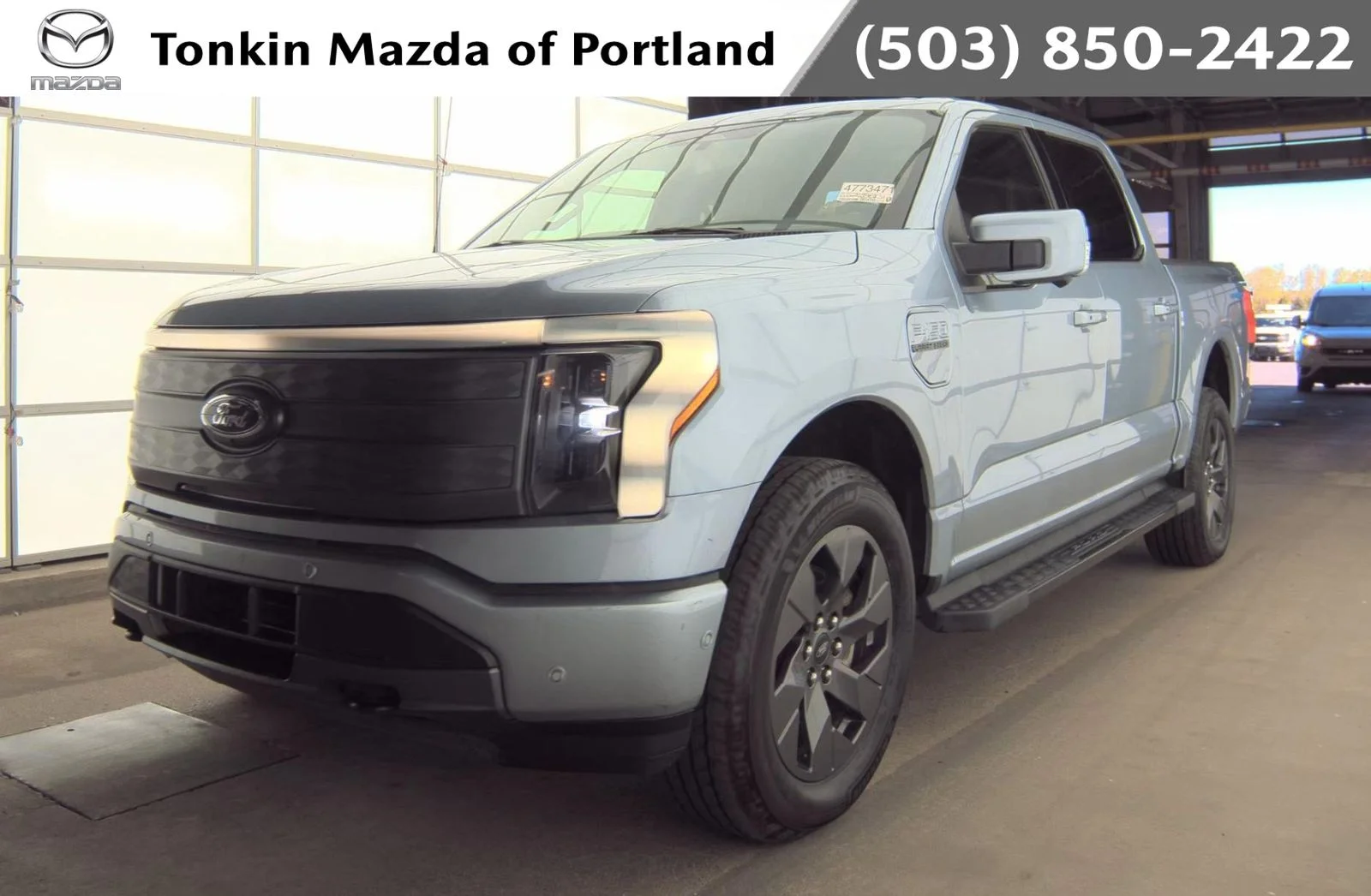 Used 2022 Iced Blue Silver Metallic Ford Lariat image 1