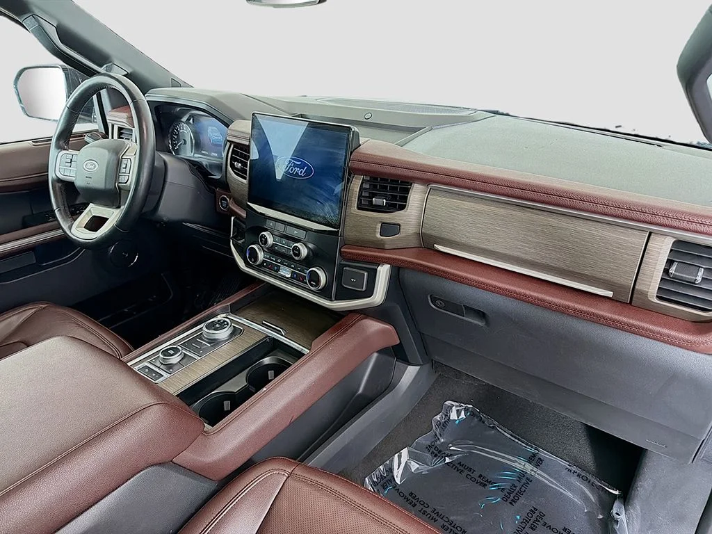 Used 2024 Dark Matter Gray Metallic Ford Limited image 26