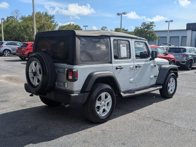 Certified Used 2022 Silver Jeep Unlimited Sport S image 6