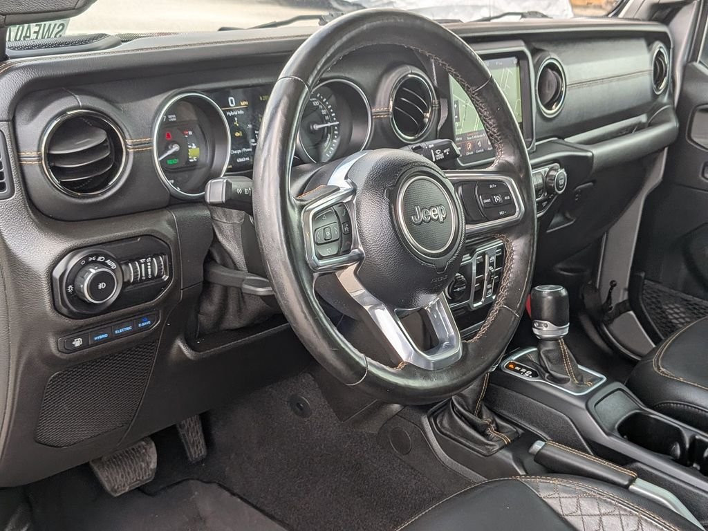 Used 2021 Silver Jeep Unlimited Sahara 4xe image 33