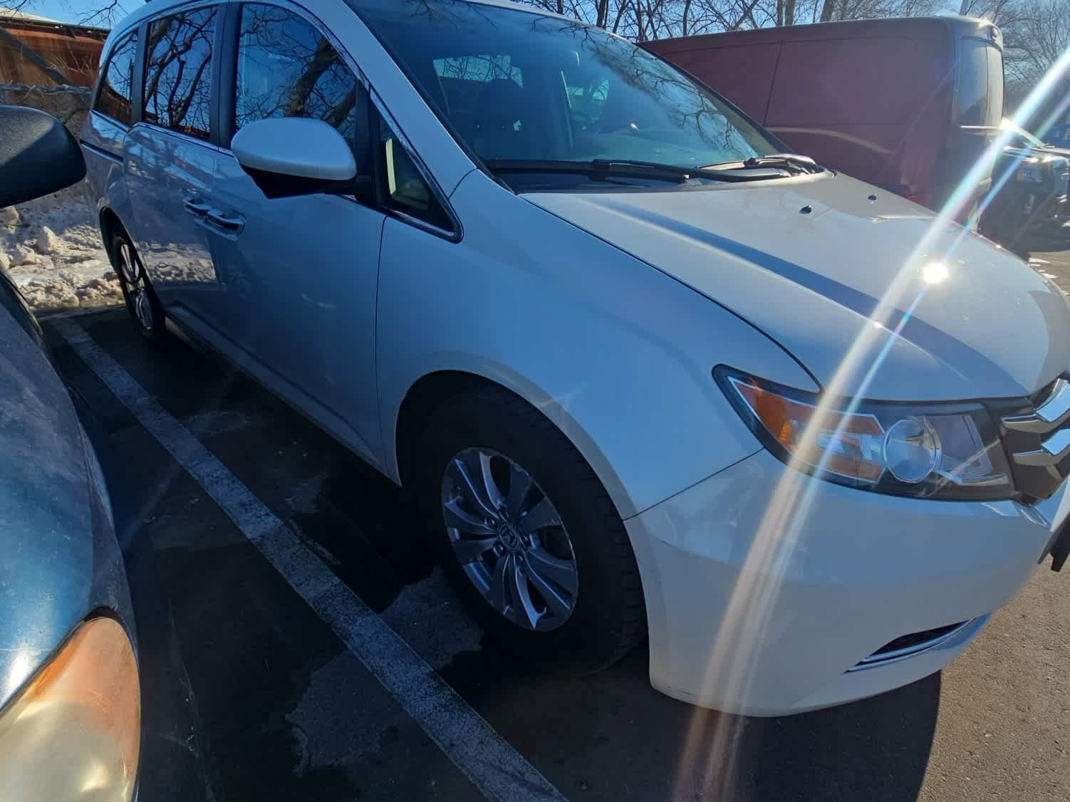 Used 2016 Honda Odyssey EX-L with VIN 5FNRL5H6XGB022765 for sale in Hopkins, MN