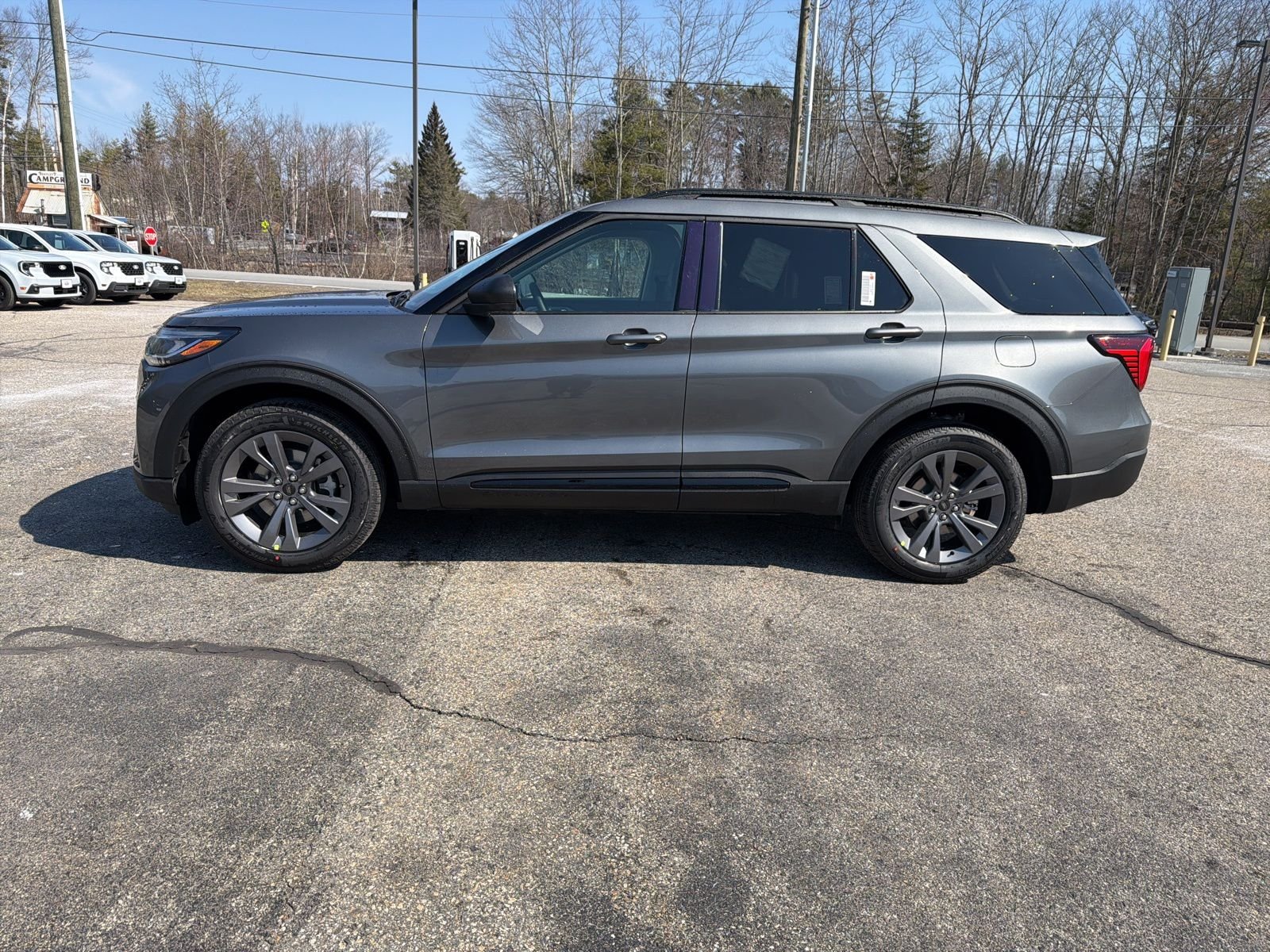 New 2026 Carbonized Gray Metallic Ford Active image 4