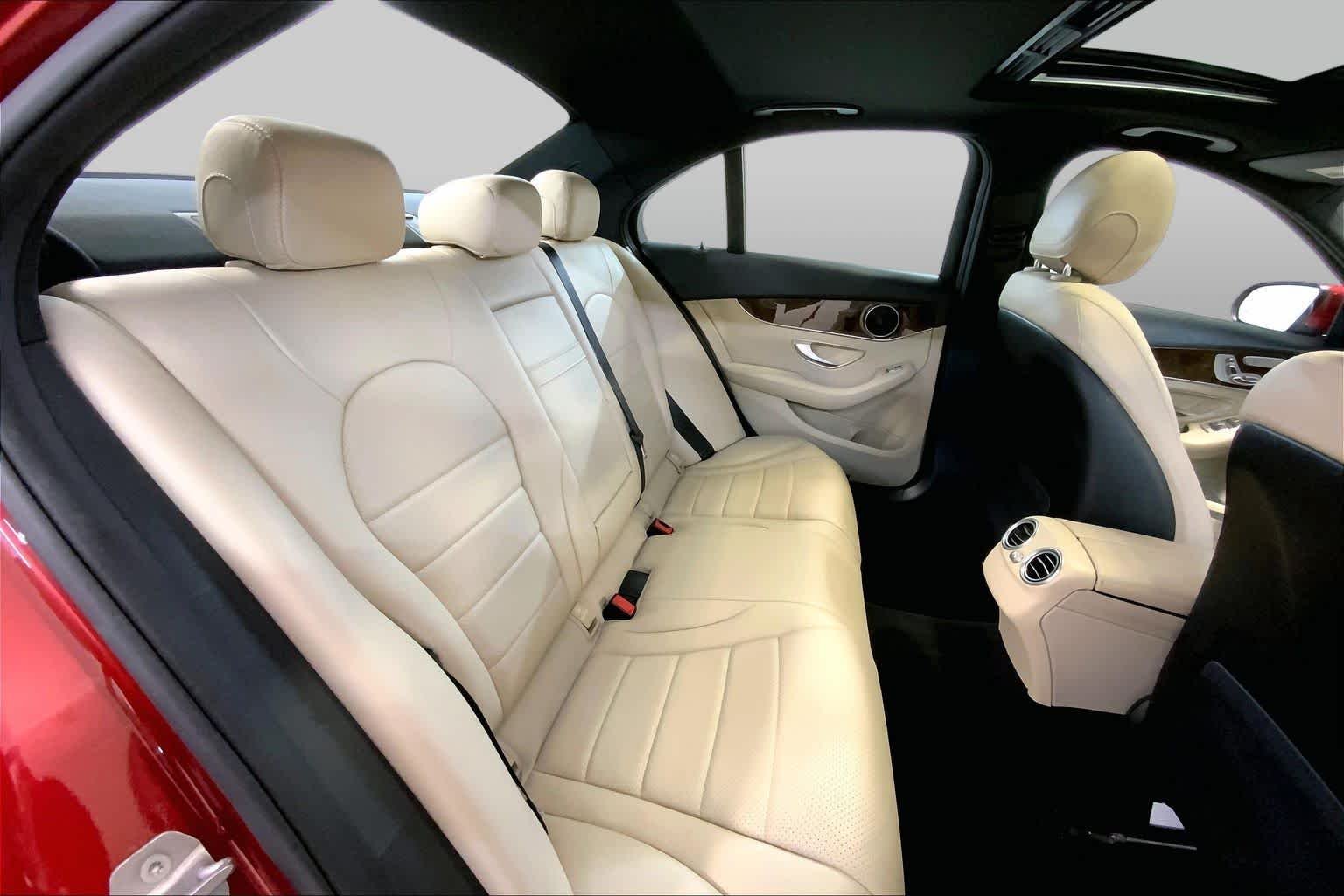 Used 2018 designo Cardinal Red Metallic Mercedes-Benz C 300 image 19