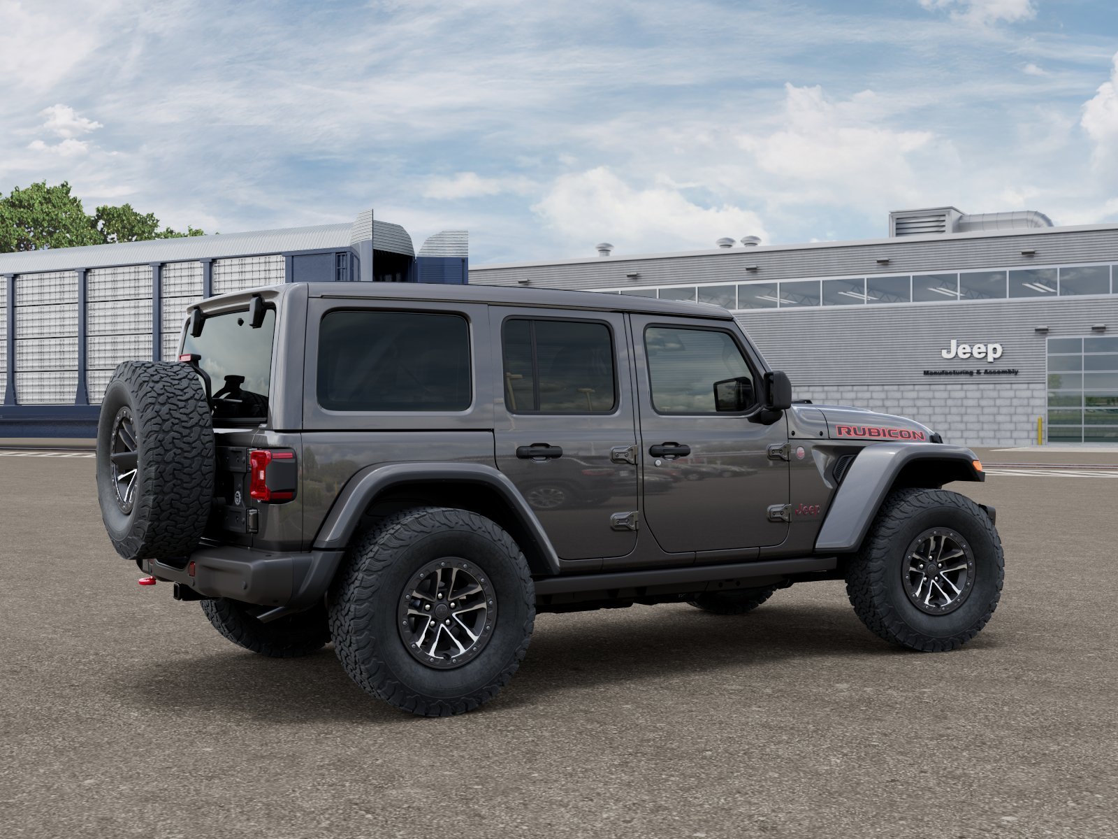 New 2026 Granite Crystal Metallic Clearcoat Jeep Rubicon X image 2