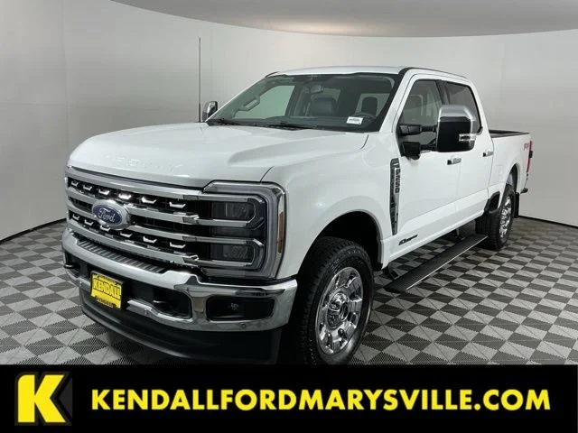 New 2026 Star White Metallic Tri-Coat Ford Lariat image 1