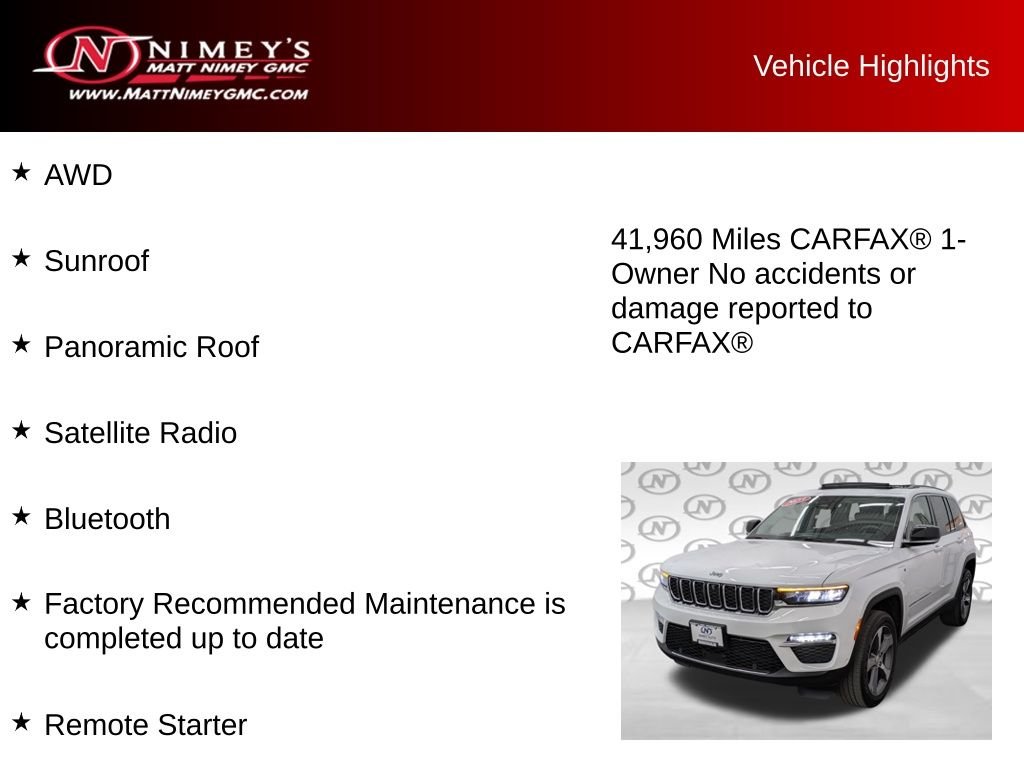 Used 2023 White Jeep 4xe image 10