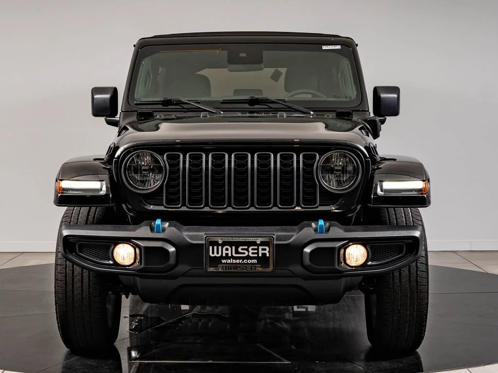 Used 2024 Black Clearcoat Jeep Sport S 4xe image 2