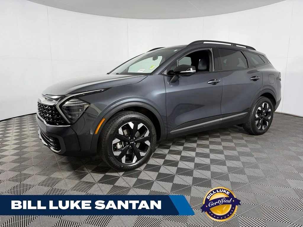 Certified Used 2024 Gray Kia X-Line image 1