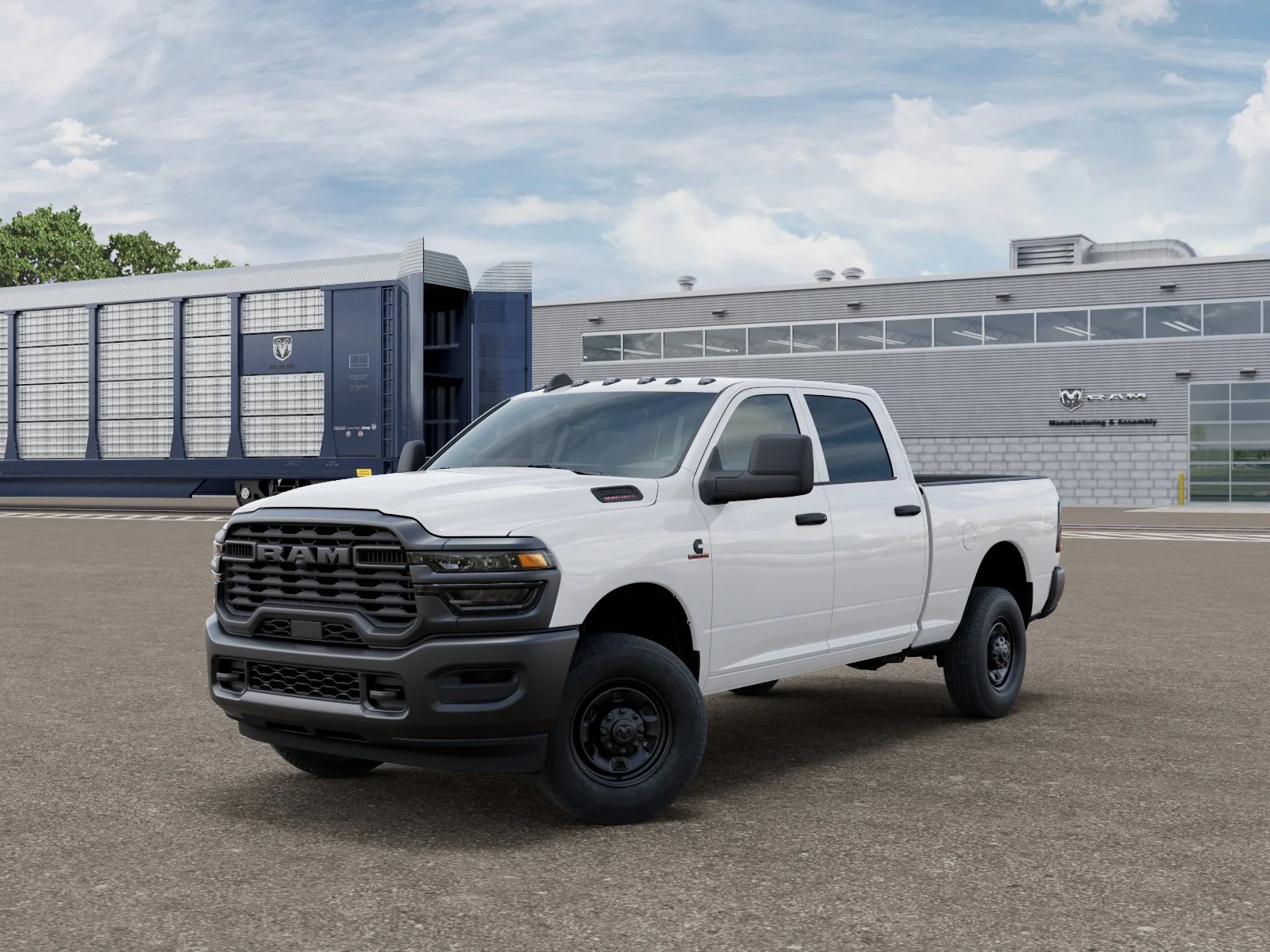 New 2026 Bright White Clear-Coat Exterior Paint RAM Tradesman image 27