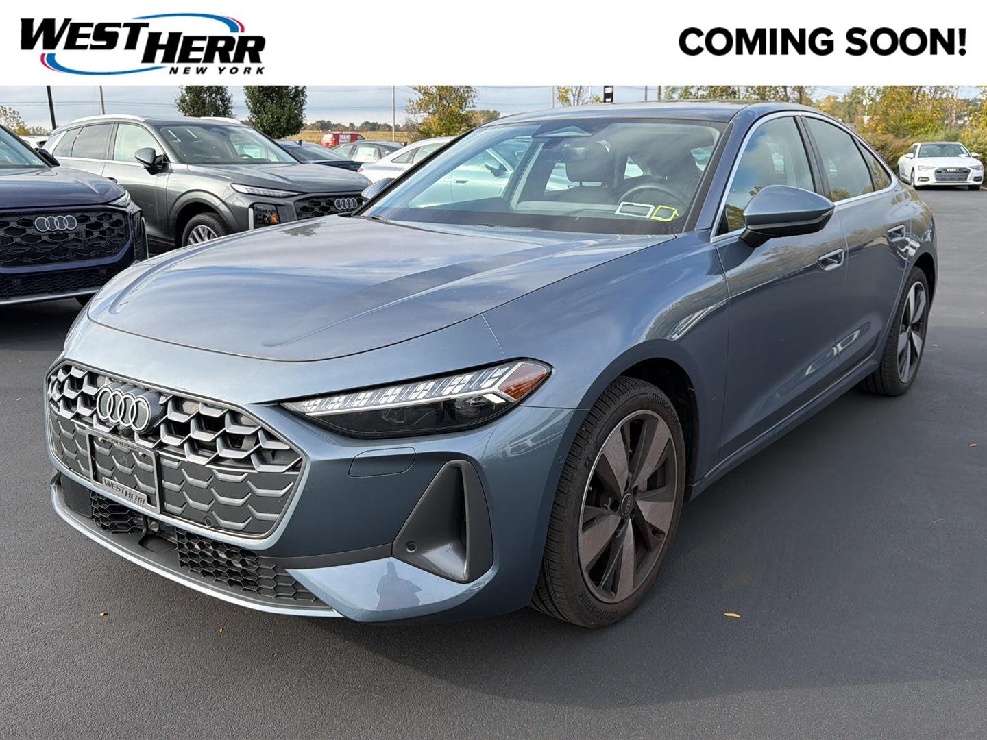 Used 2025 Horizon Blue Metallic Audi Premium Plus image 1