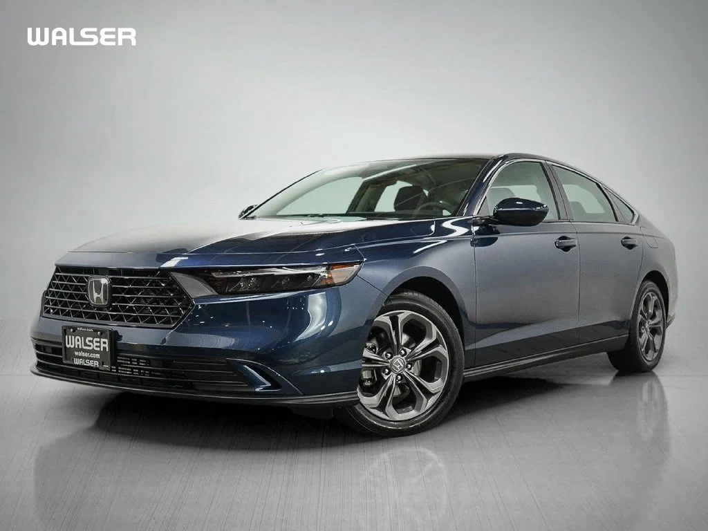 Used 2024 Blue Honda 4D SEDAN 1.5T EX image 1