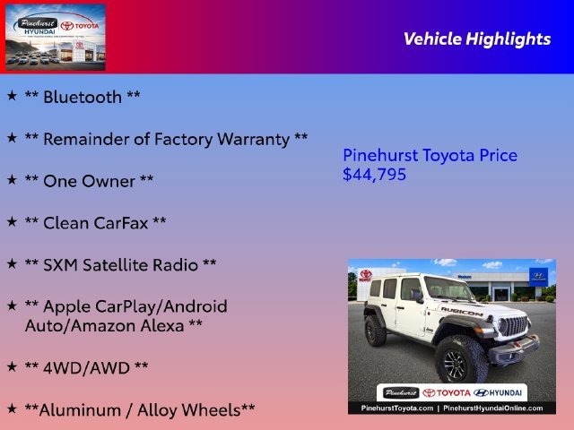 Used 2025 White Jeep Rubicon image 16