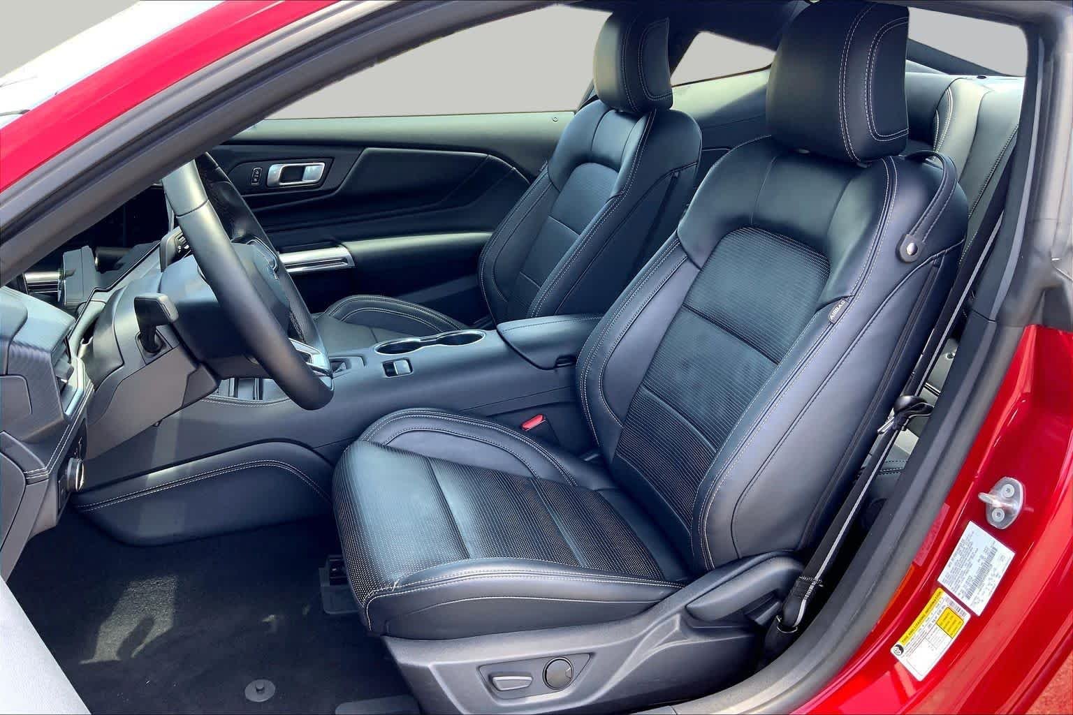 Used 2024 Rapid Red Metallic Tinted Clearcoat Ford EcoBoost Premium image 8