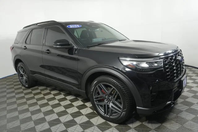 Used 2025 Agate Black Metallic Ford ST image 2