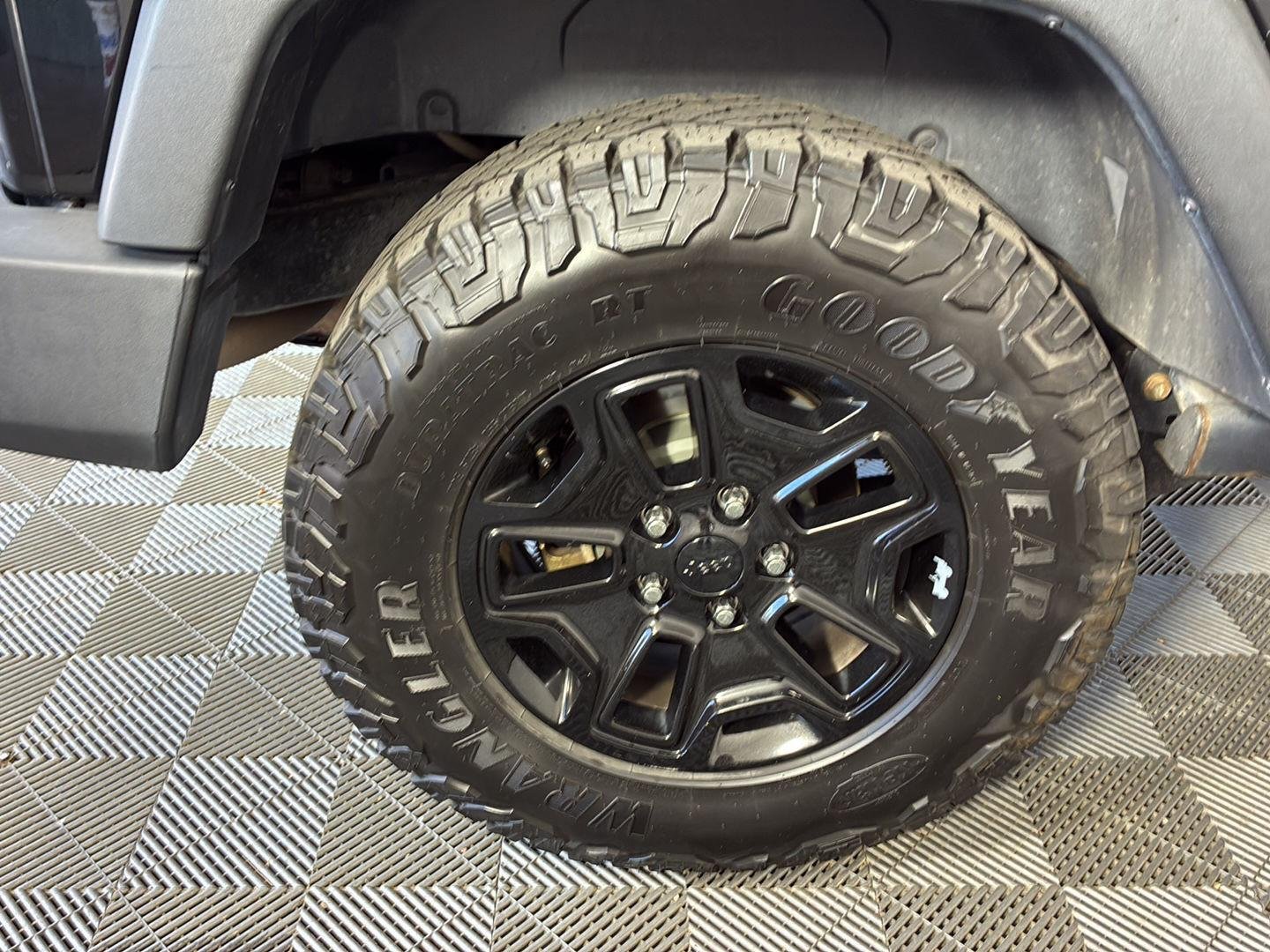 Used 2015 Black Clearcoat Jeep Willys Wheeler image 13