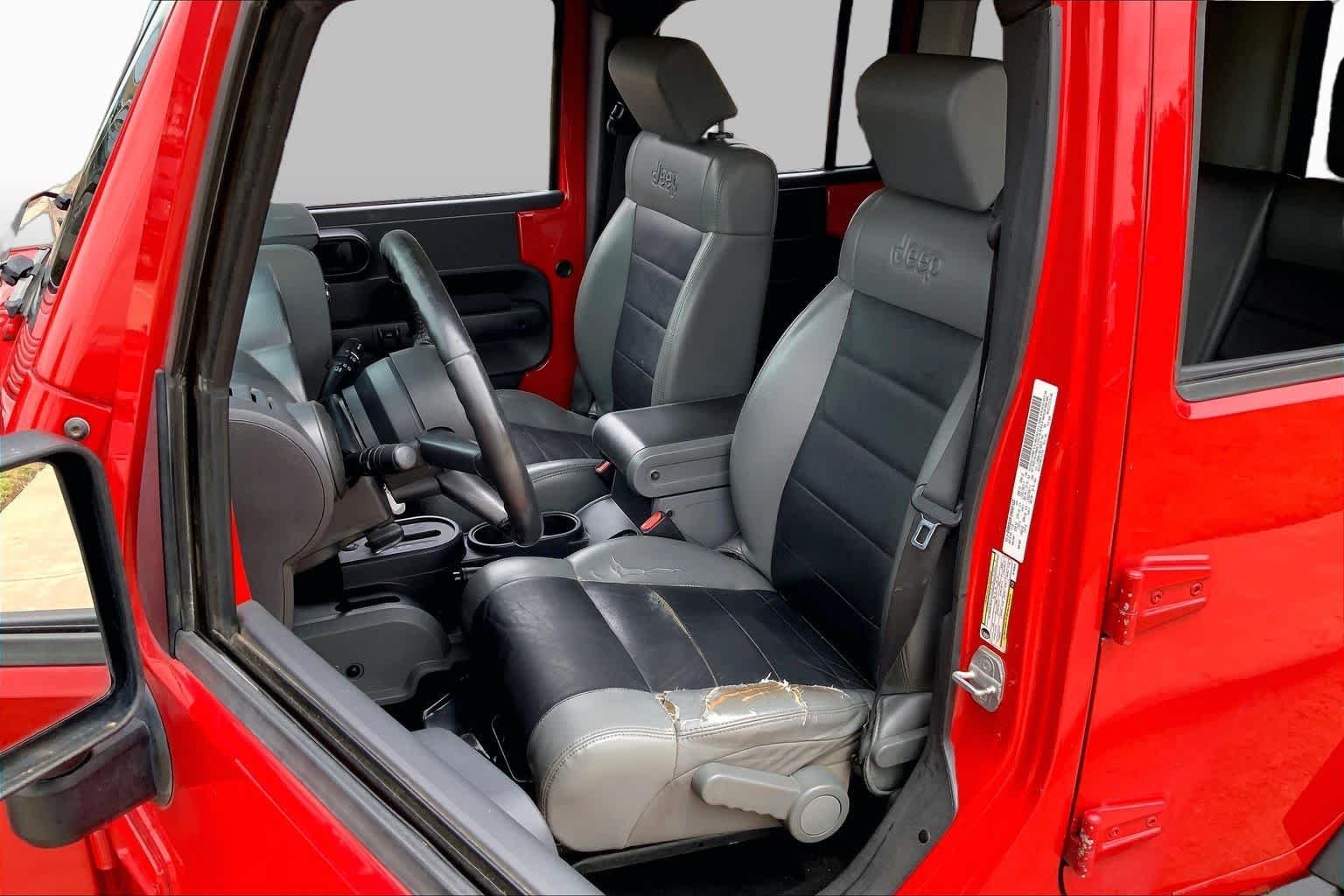 Used 2010 Flame Red Jeep Rubicon image 7
