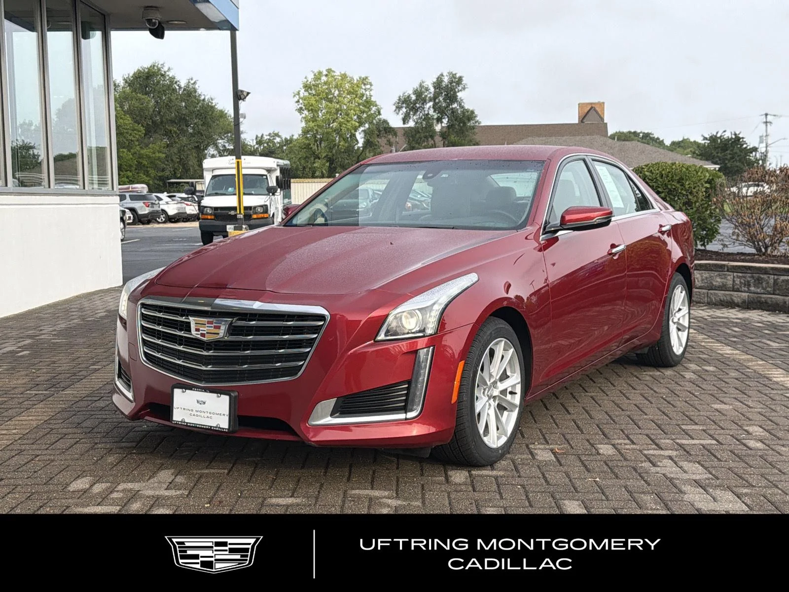 Used 2018 Red Obsession Tintcoat Cadillac AWD image 1