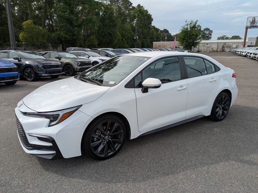 Used 2025 White Toyota SE image 8