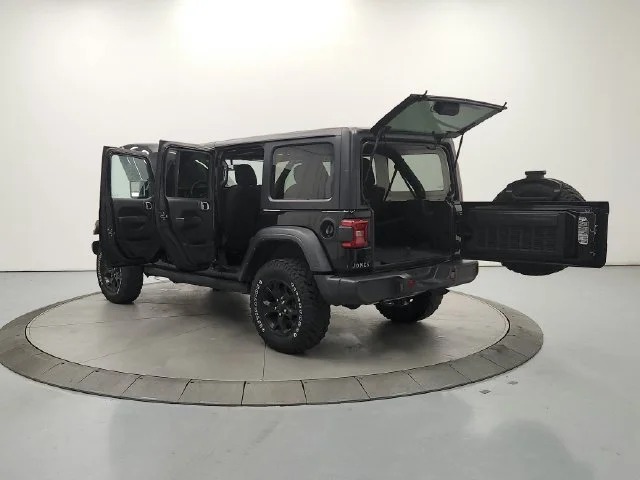 Used 2021 Black Clearcoat Jeep Unlimited Willys image 11