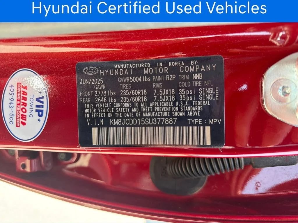 Certified Pre-Owned 2025 Hyundai Tucson Hybrid SEL Convenience